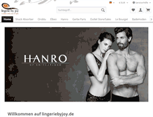 Tablet Screenshot of lingeriebyjoy.de